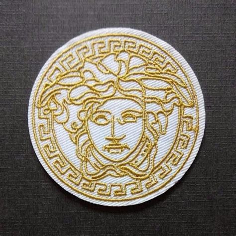 versace medusa iron on